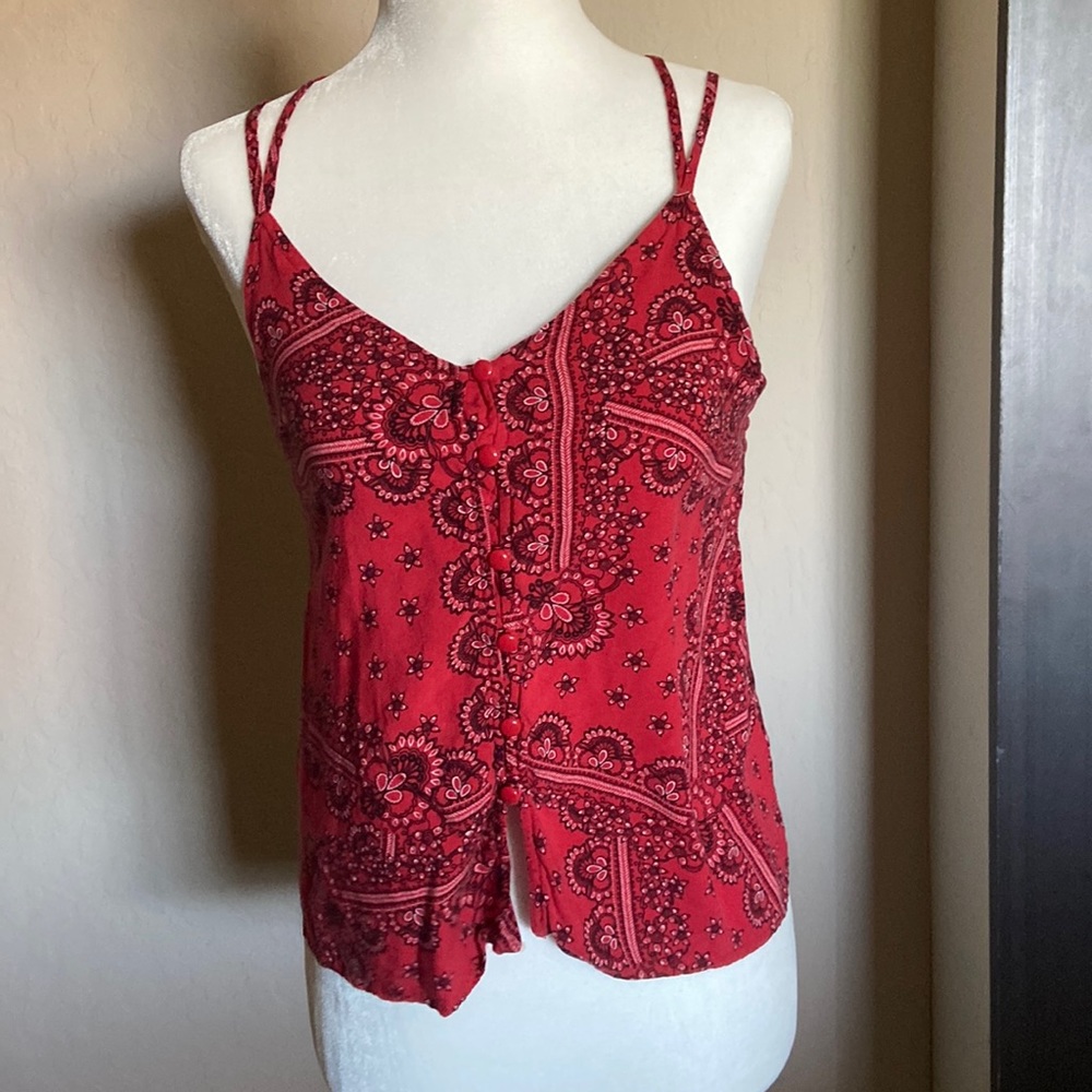 (4 for $15!) Daytrip Bandana print top